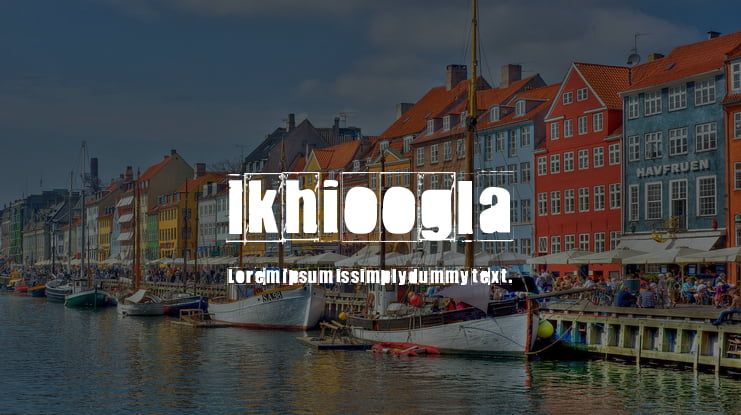 Ikhioogla Font Family