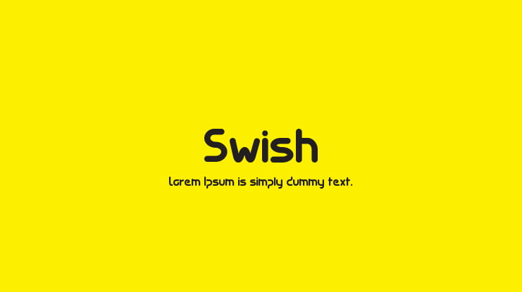 Swish Font