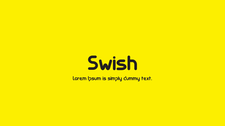 Swish Font