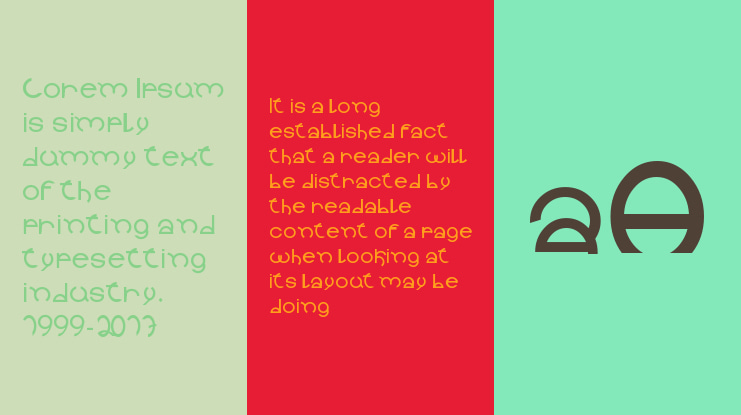 Holitter Circle Font