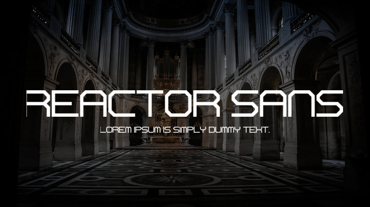 Reactor Sans Font
