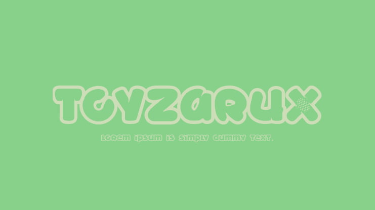 TOYZARUX Font