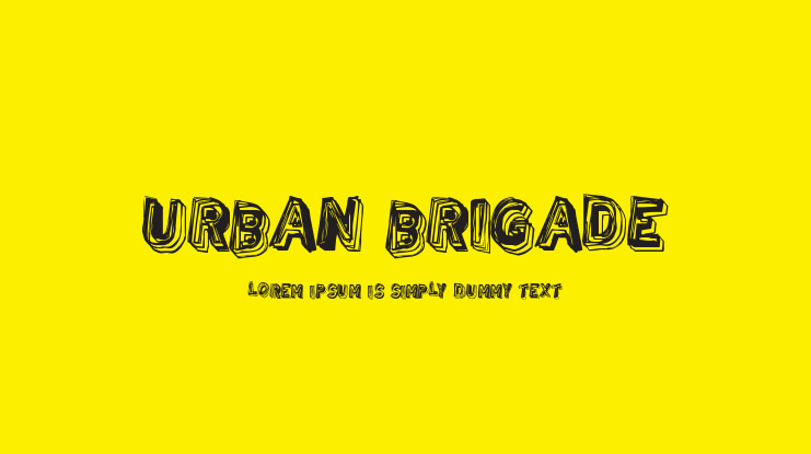 Urban Brigade Font