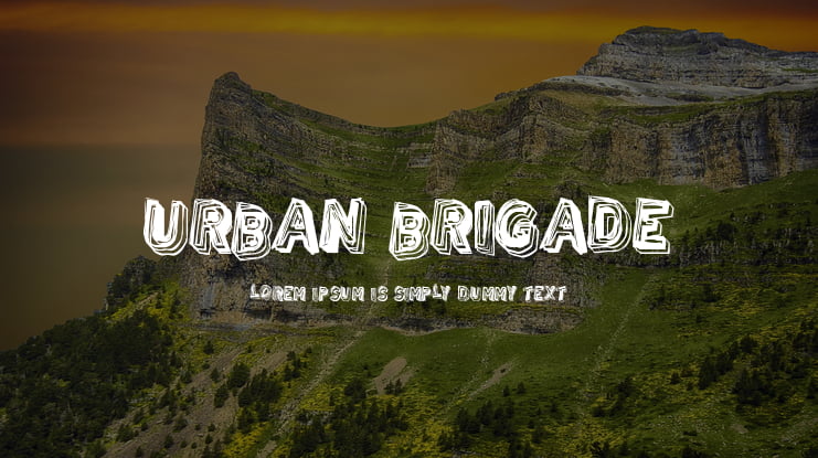 Urban Brigade Font
