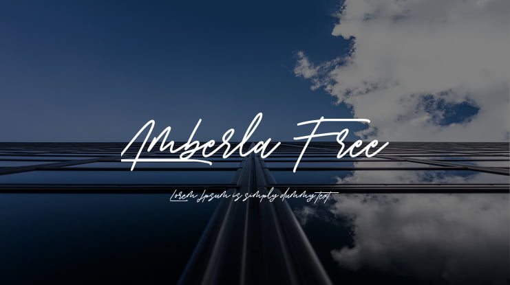 Amberla Free Font