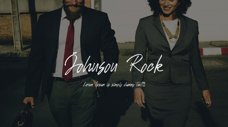 Johnson Rock Font