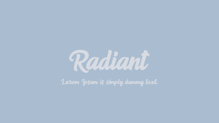 Radiant Font