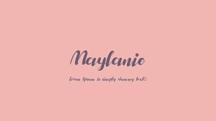 Maylanie Font