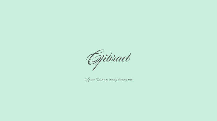 Gibrael Font