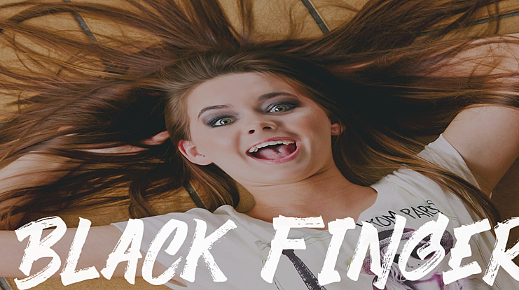 Black Finger Font