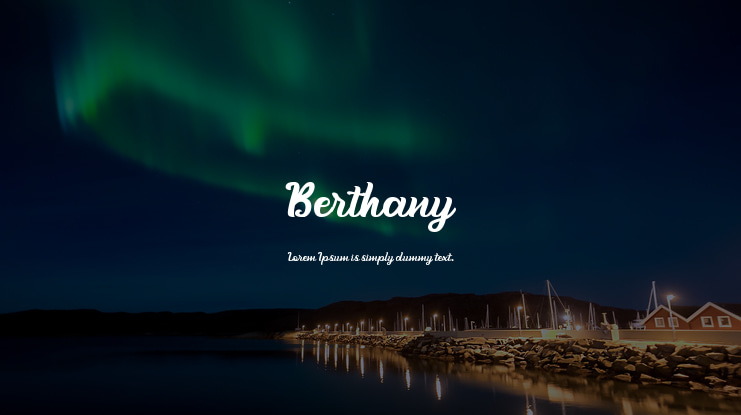 Berthany Font