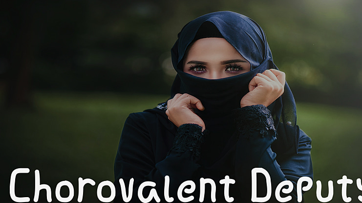 Chorovalent Deputy Font