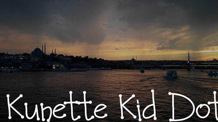Kunette Kid Dot Font Family