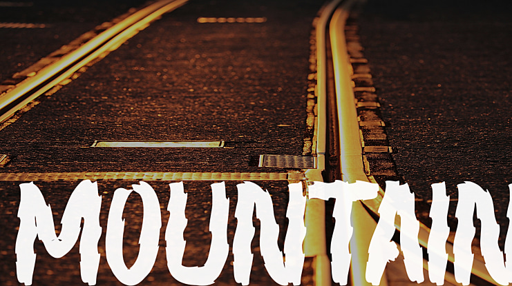 mountain Font