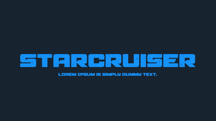 Starcruiser Font Family