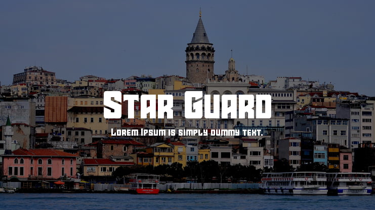 Star Guard Font Family