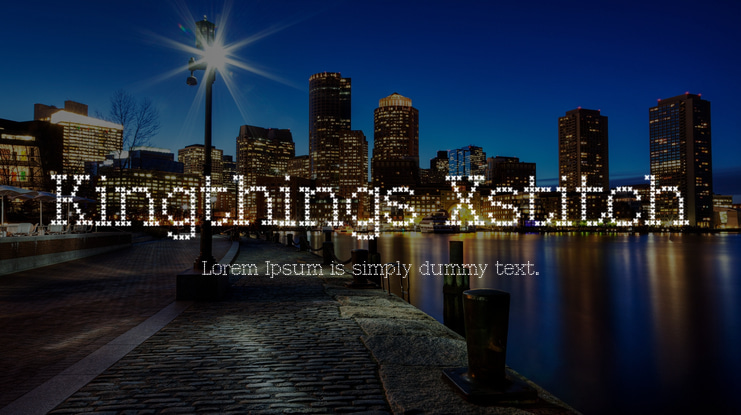 Kingthings Xstitch Font