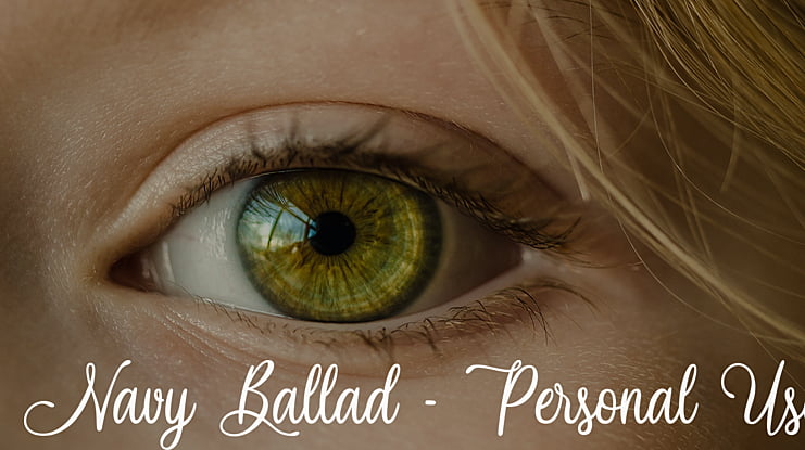 Navy Ballad - Personal Use Font