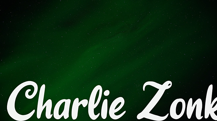 Charlie Zonk Font
