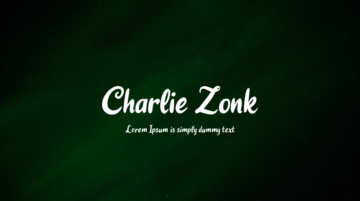 Charlie Zonk Font