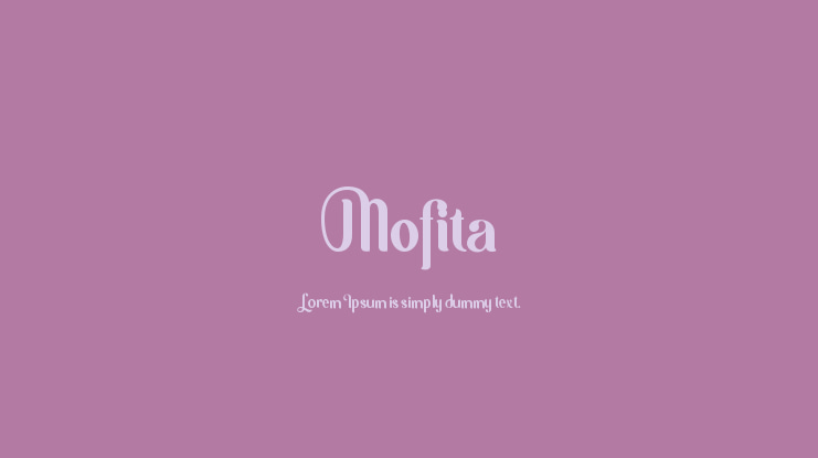 Möfita Font