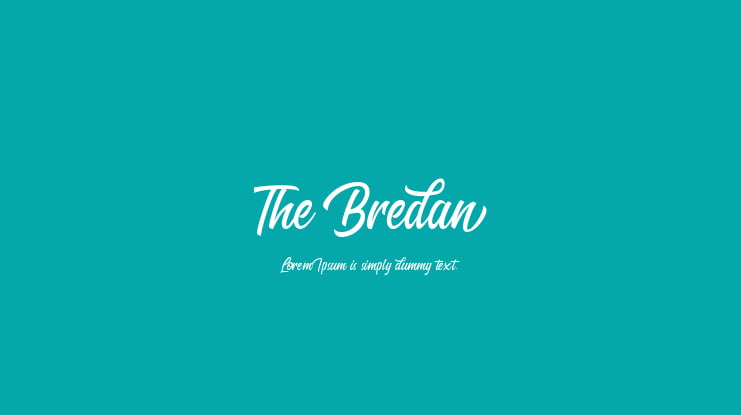 The Bredan Font