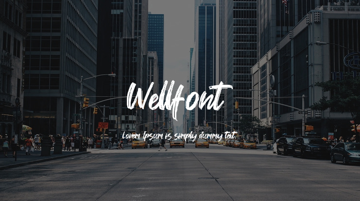 Wellfont Font