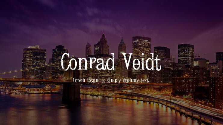 Conrad Veidt Font