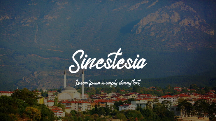 Sinestesia Font