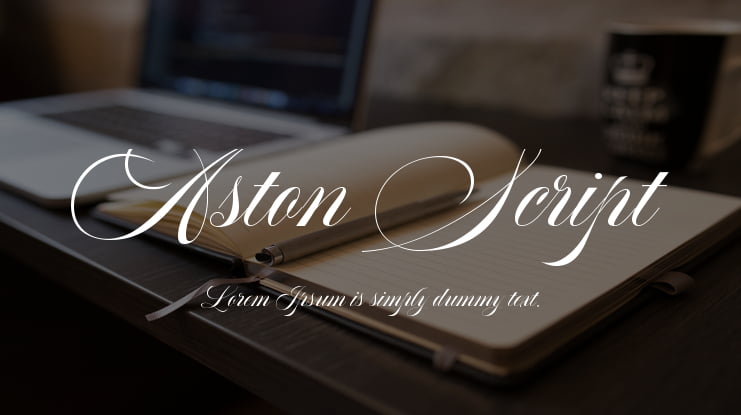 Aston Script Font