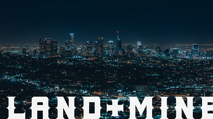 LAND+MINE Font