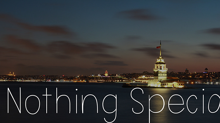 Nothing Special Font