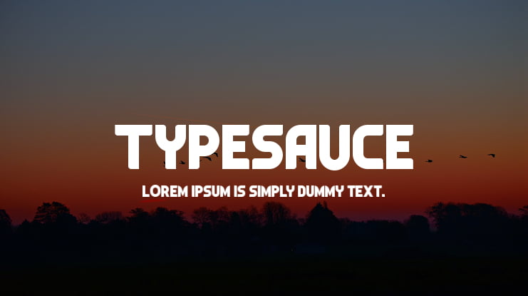 Typesauce Font
