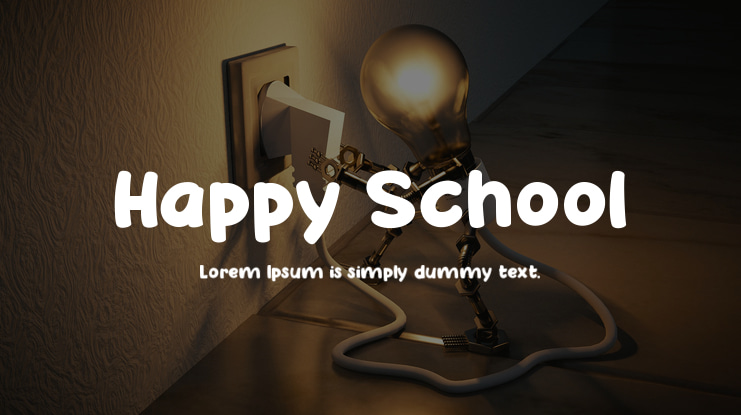 Happy School Font