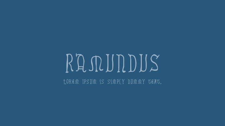 Ramundus Font