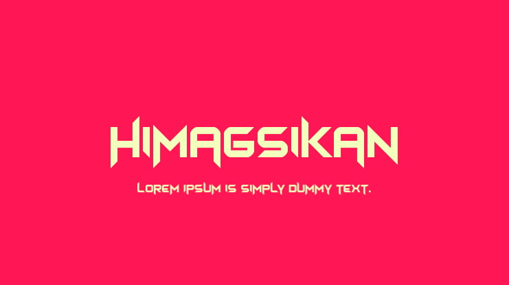 Himagsikan Font Family