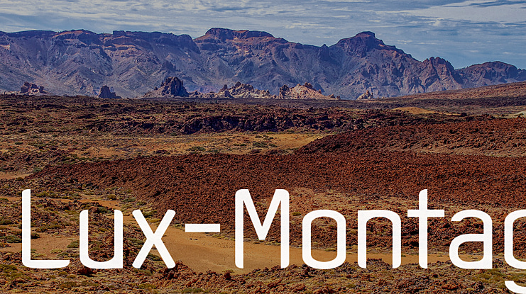 Lux-Montag Font Family