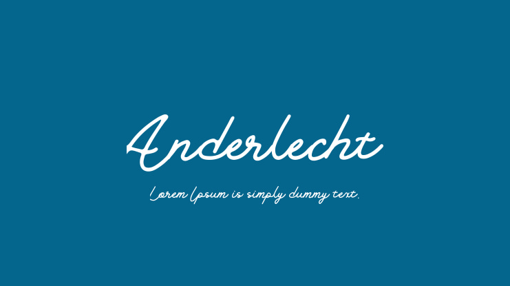 Anderlecht Font