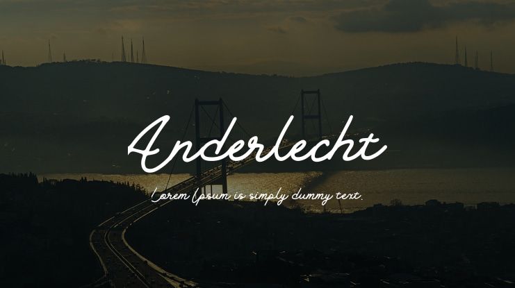 Anderlecht Font