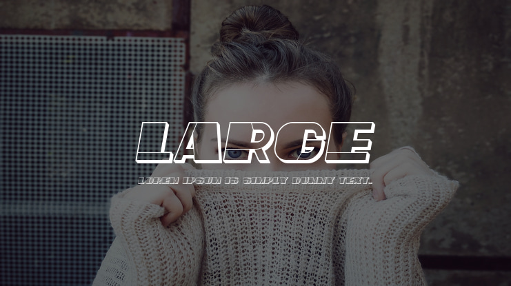 Large Font Family