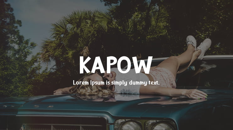 KAPOW Font