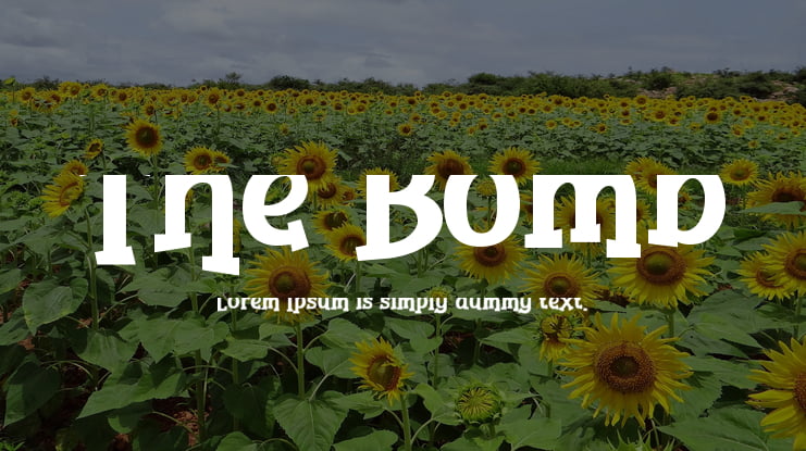 The Bomb Font