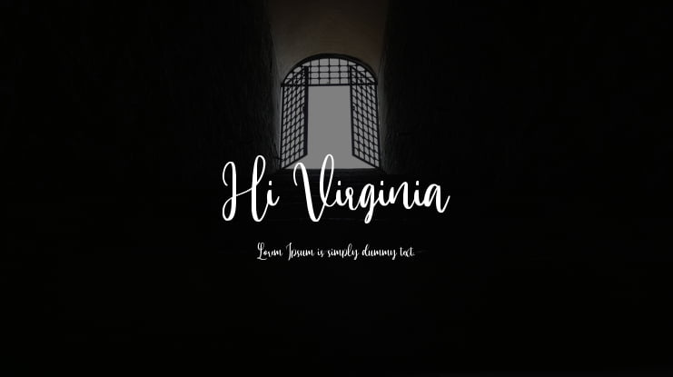 Hi Virginia Font