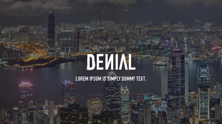 Denial Font