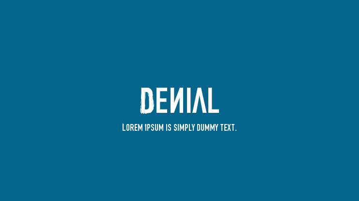 Denial Font