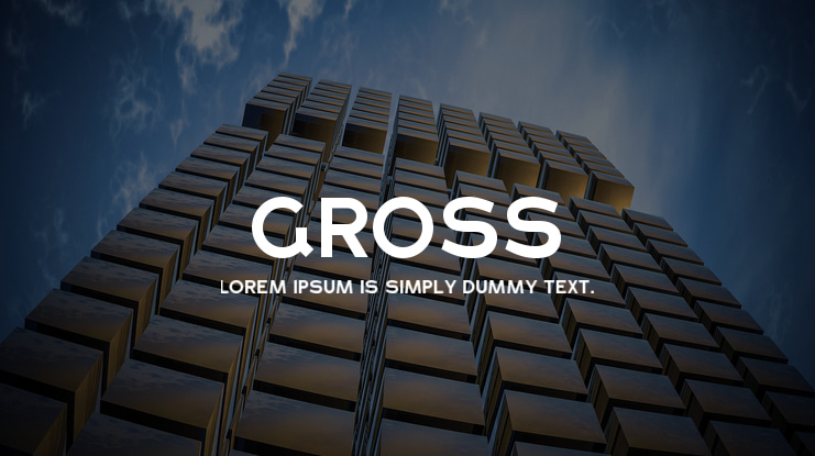 Gross Font