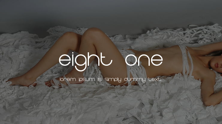 Eight One Font