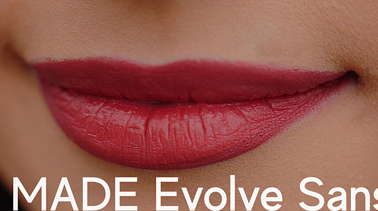 MADE Evolve Sans Font Family