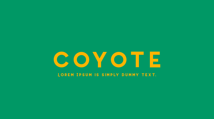 Coyote Font