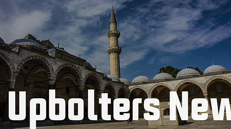 Upbolters New Font Family